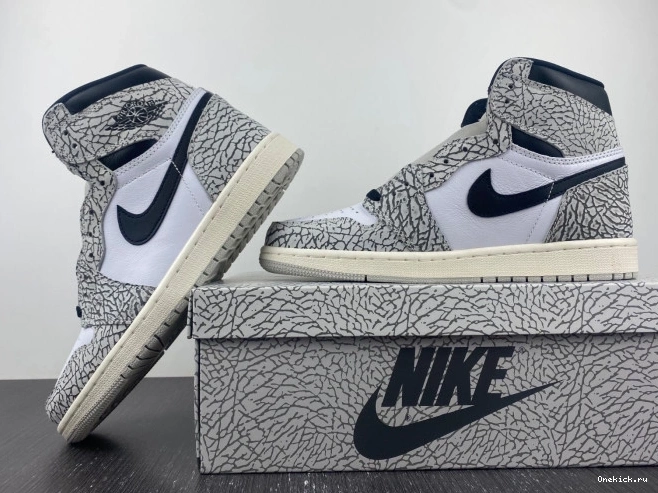 One Kick OG High Cement White 1 Air DZ5485-052 Jordan 0727
